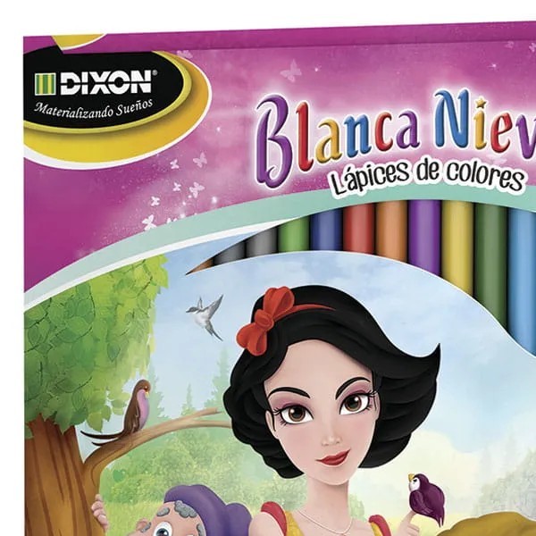 COLORES ESTUCHE C24 LARGOS BLANCA NIEVES REDONDO